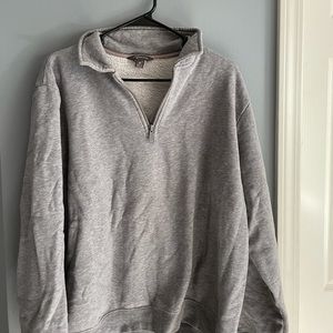 grey quarter zip great condition